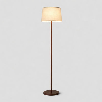 Modern Metal Floor Lamp with Fabric Shade Interior | Miresto