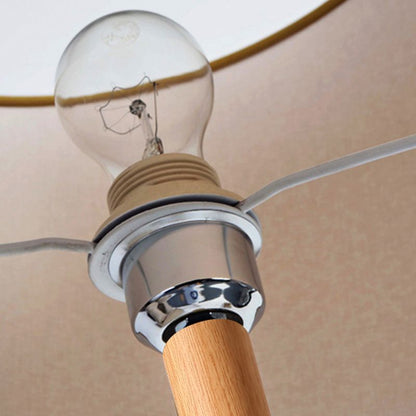 Modern Metal Floor Lamp with Fabric Shade Interior | Miresto