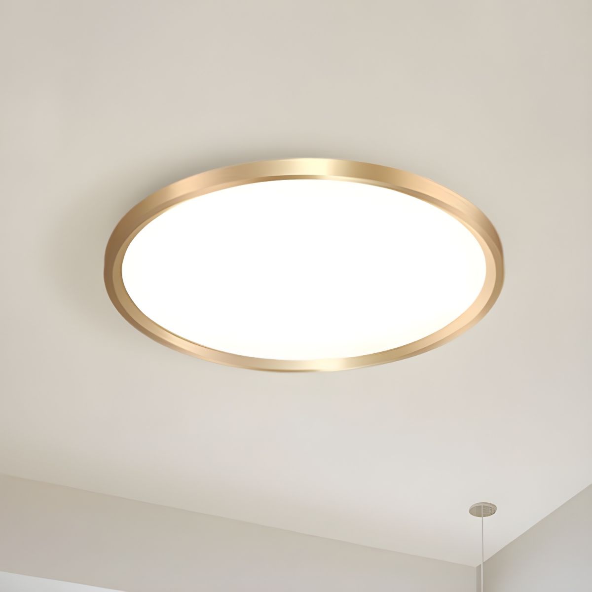 Modern Metal LED Flush Mount Ceiling Light Fixture | Halvyn