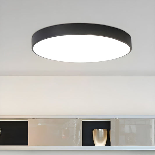 Modern Metal LED Flush Mount Ceiling Light Fixture | Lumeno