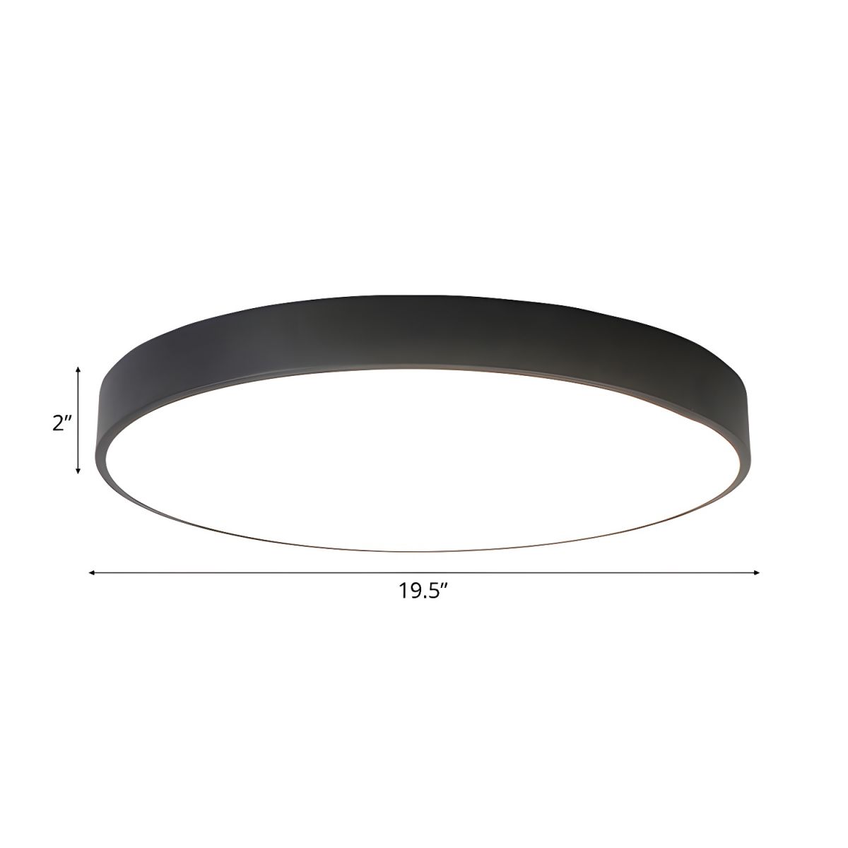 Modern Metal LED Flush Mount Ceiling Light Fixture | Lumeno