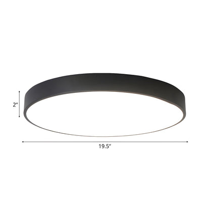 Modern Metal LED Flush Mount Ceiling Light Fixture | Lumeno