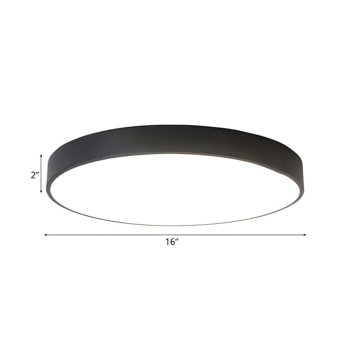 Modern Metal LED Flush Mount Ceiling Light Fixture | Lumeno