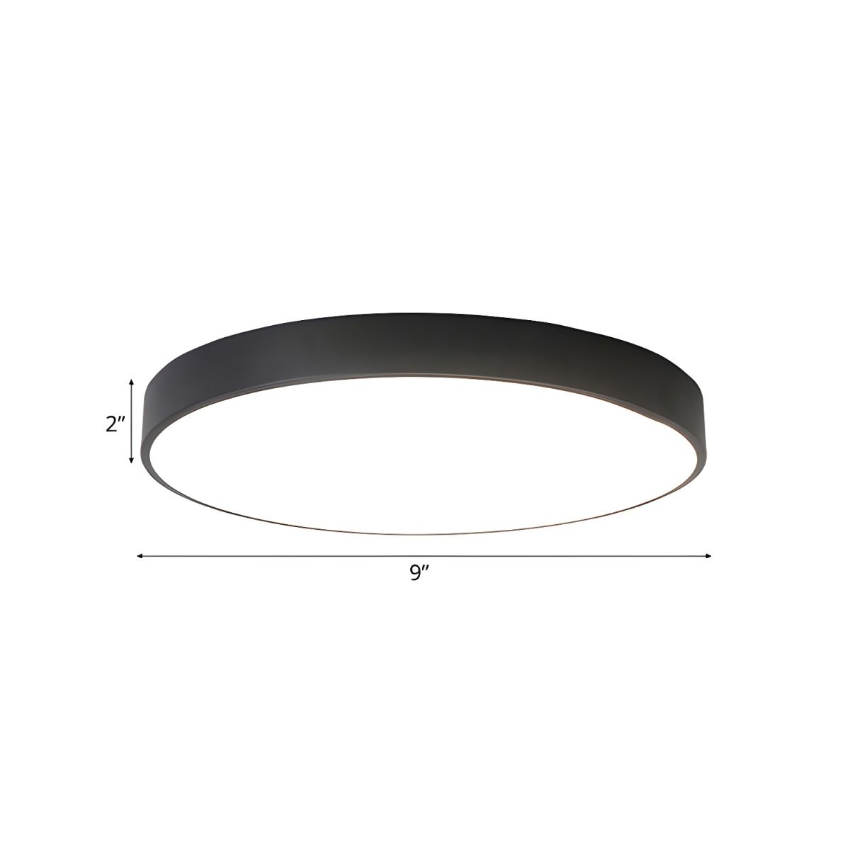 Modern Metal LED Flush Mount Ceiling Light Fixture | Lumeno