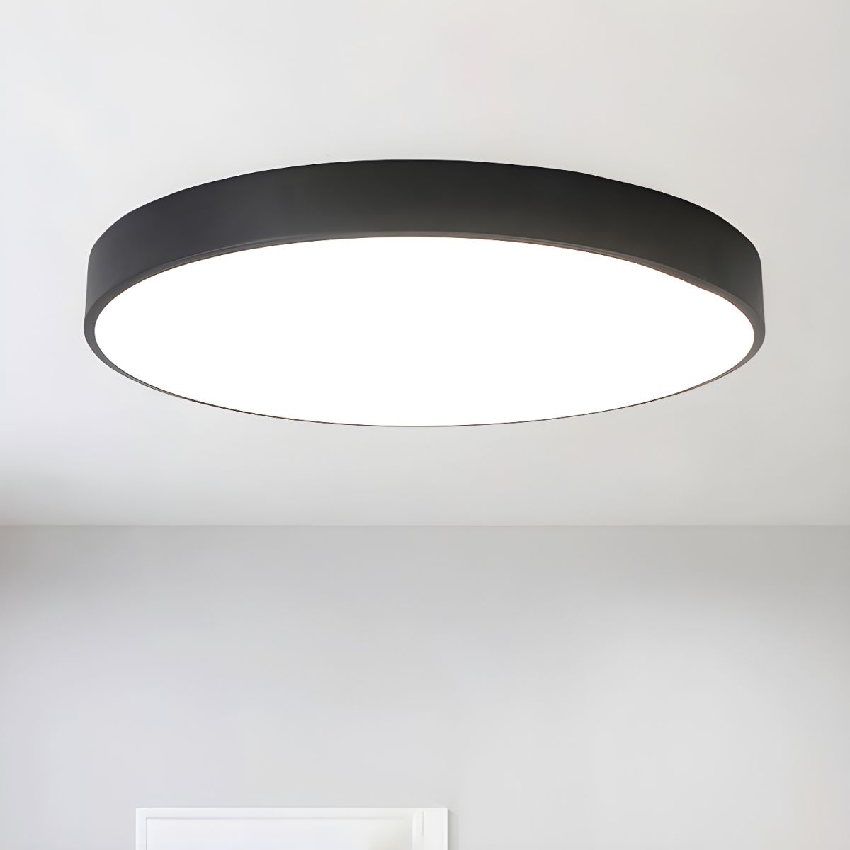 Modern Metal LED Flush Mount Ceiling Light Fixture | Lumeno