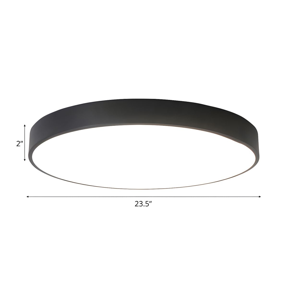 Modern Metal LED Flush Mount Ceiling Light Fixture | Lumeno