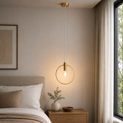 Modern Metal LED Pendant Light With E27 Fitting | Auvrika
