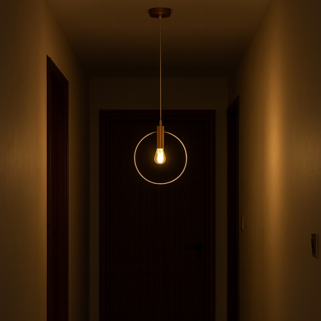 Modern Metal LED Pendant Light With E27 Fitting | Auvrika
