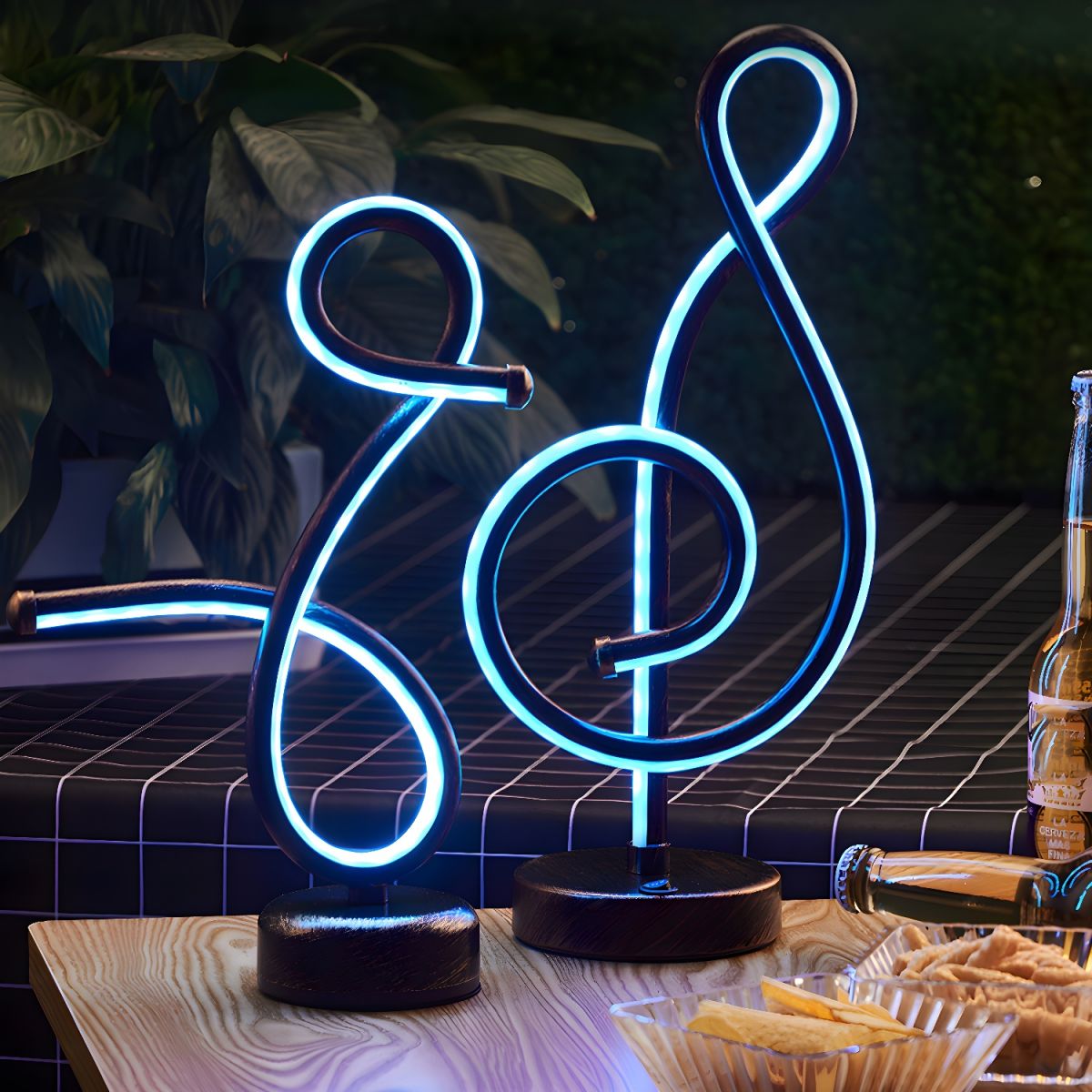 Modern Metal LED Table Lamp for Bar and Cafe Spaces | Zelvoro