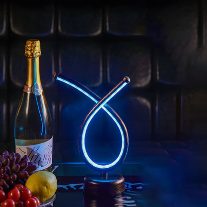 Modern Metal LED Table Lamp for Bar and Cafe Spaces | Zelvoro