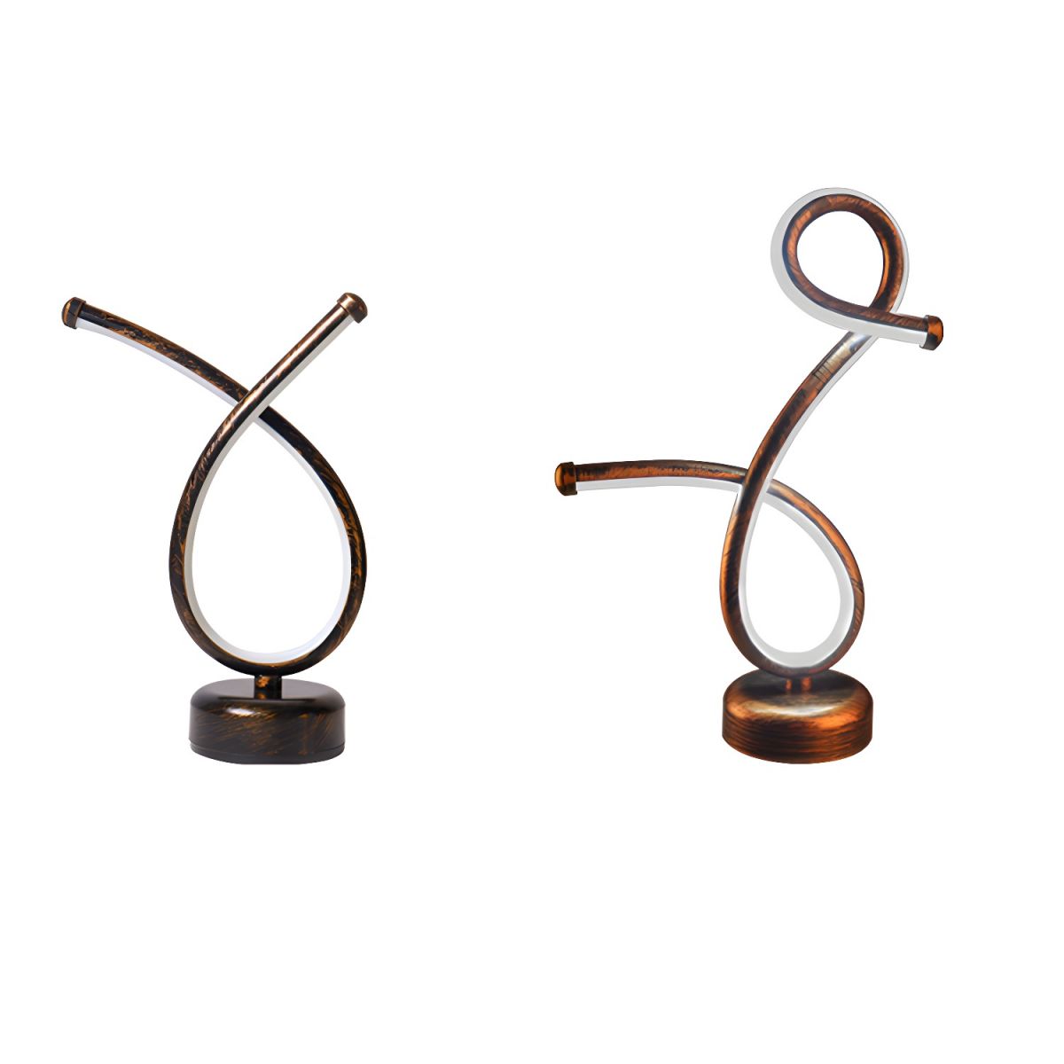 Modern Metal LED Table Lamp for Bar and Cafe Spaces | Zelvoro