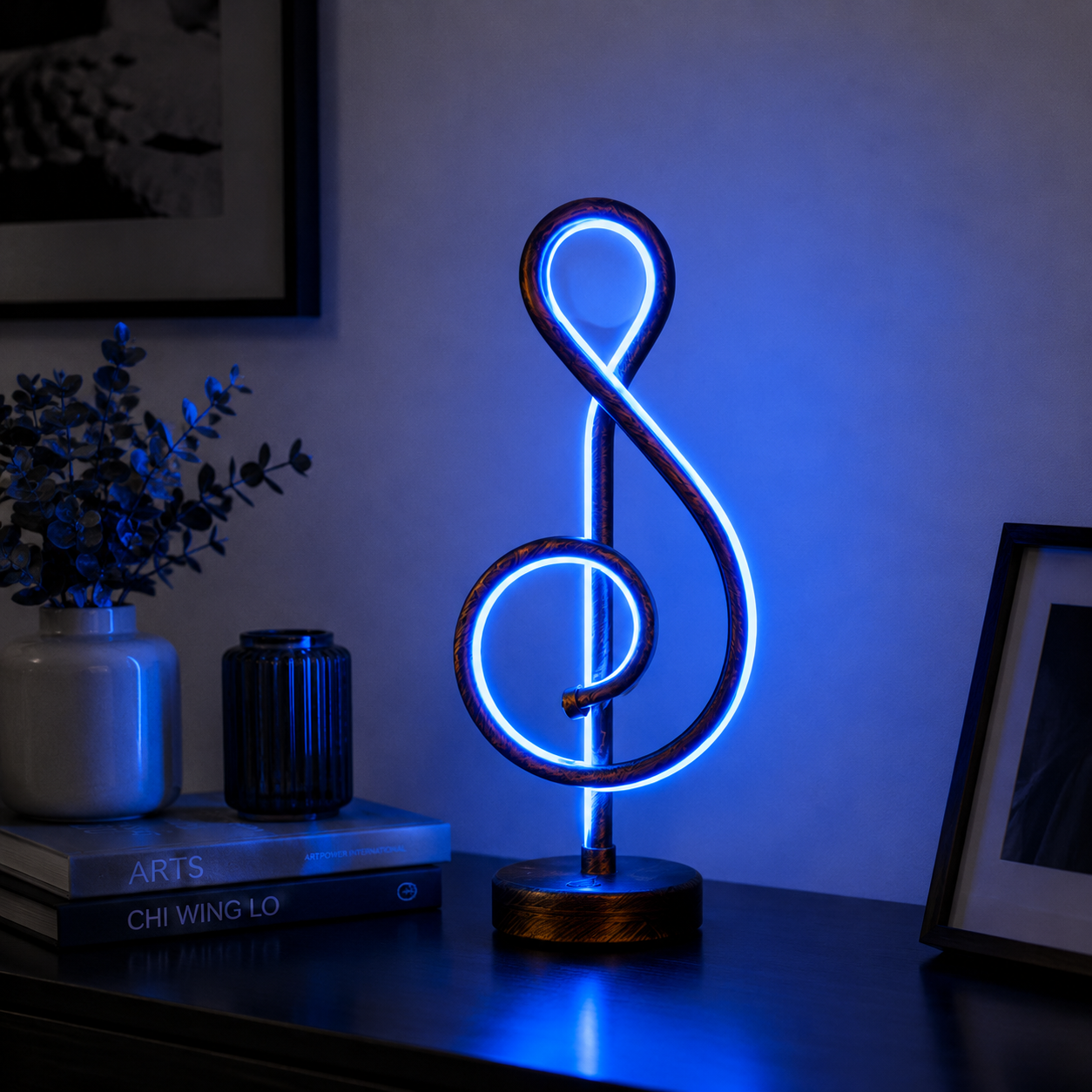 Modern Metal LED Table Lamp for Bar and Cafe Spaces | Zelvoro
