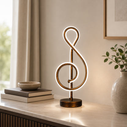 Modern Metal LED Table Lamp for Bar and Cafe Spaces | Zelvoro
