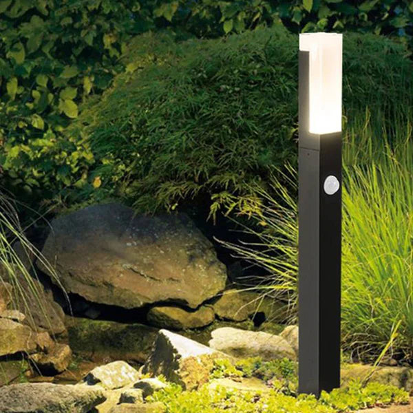 Modern Metal Outdoor Path Light with Motion Sensor | Gardlux