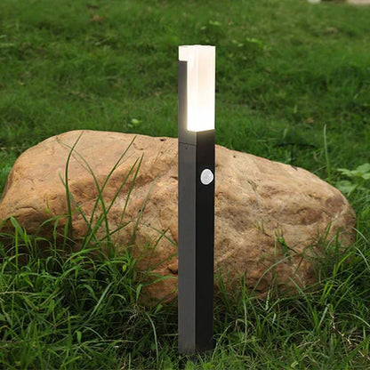 Modern Metal Outdoor Path Light with Motion Sensor | Gardlux