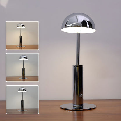 Modern Metal Table Lamp with Dome Shade | Varniko