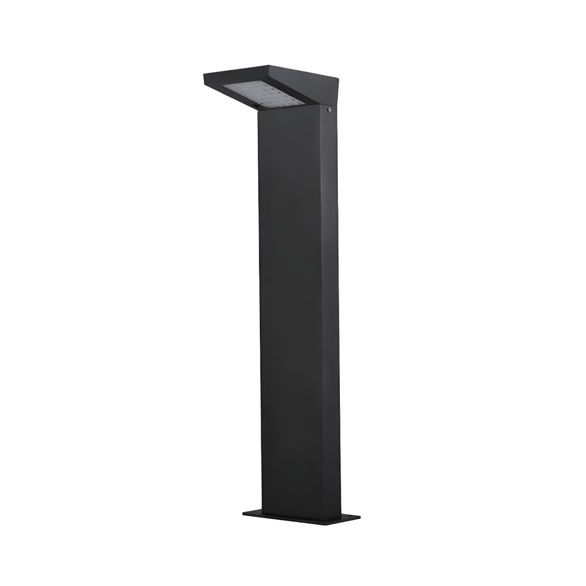 Modern Metallic LED Solar Black Outdoor Stake Light | Raynix