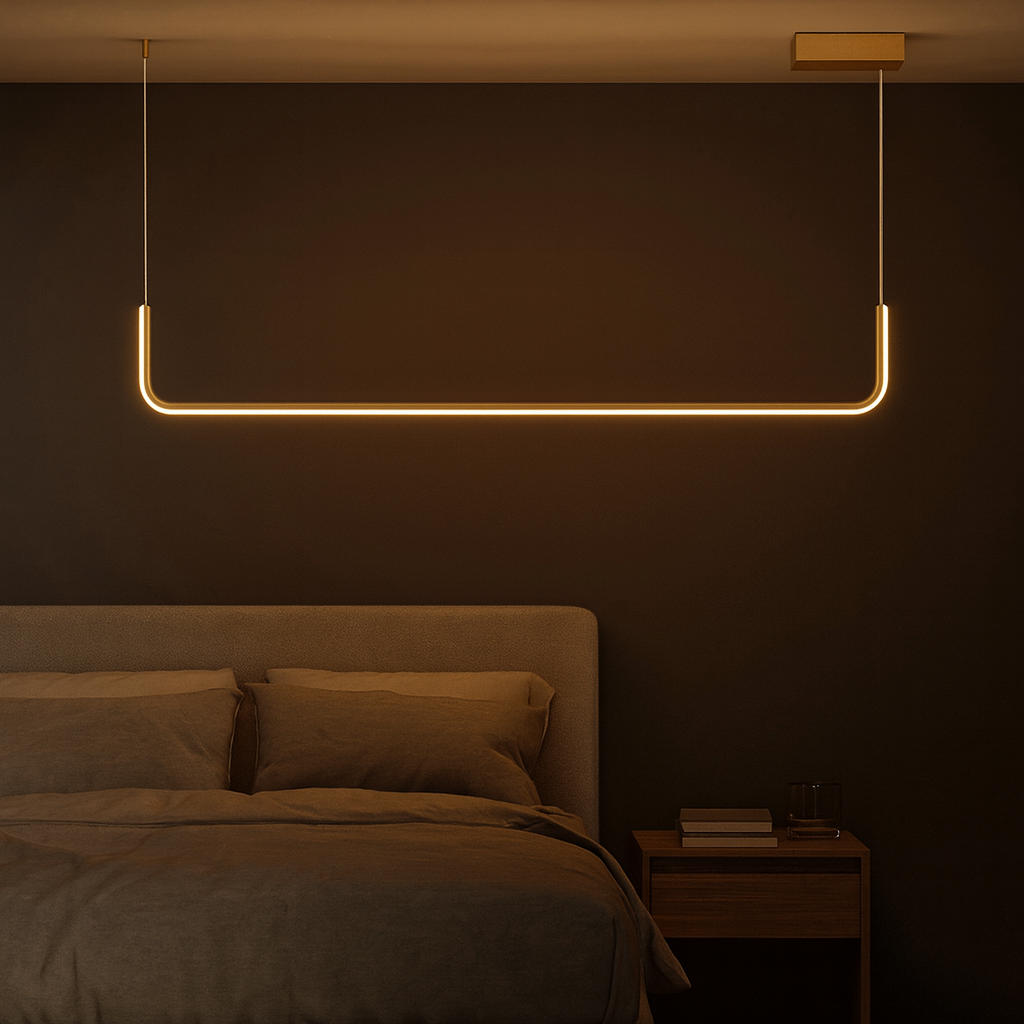 Modern Minimalist Aluminum LED Pendant Light Fixture | Xelvora