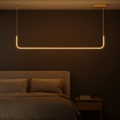 Modern Minimalist Aluminum LED Pendant Light Fixture | Xelvora