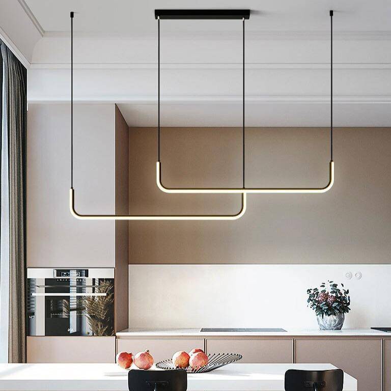 Modern Minimalist Aluminum LED Pendant Light Fixture | Xelvora