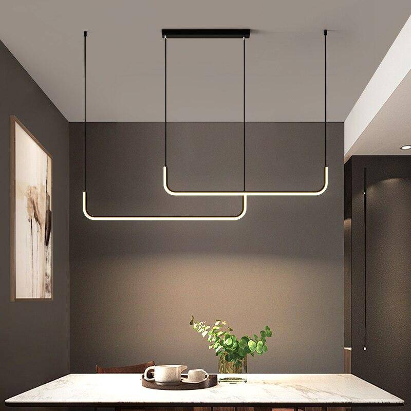 Modern Minimalist Aluminum LED Pendant Light Fixture | Xelvora