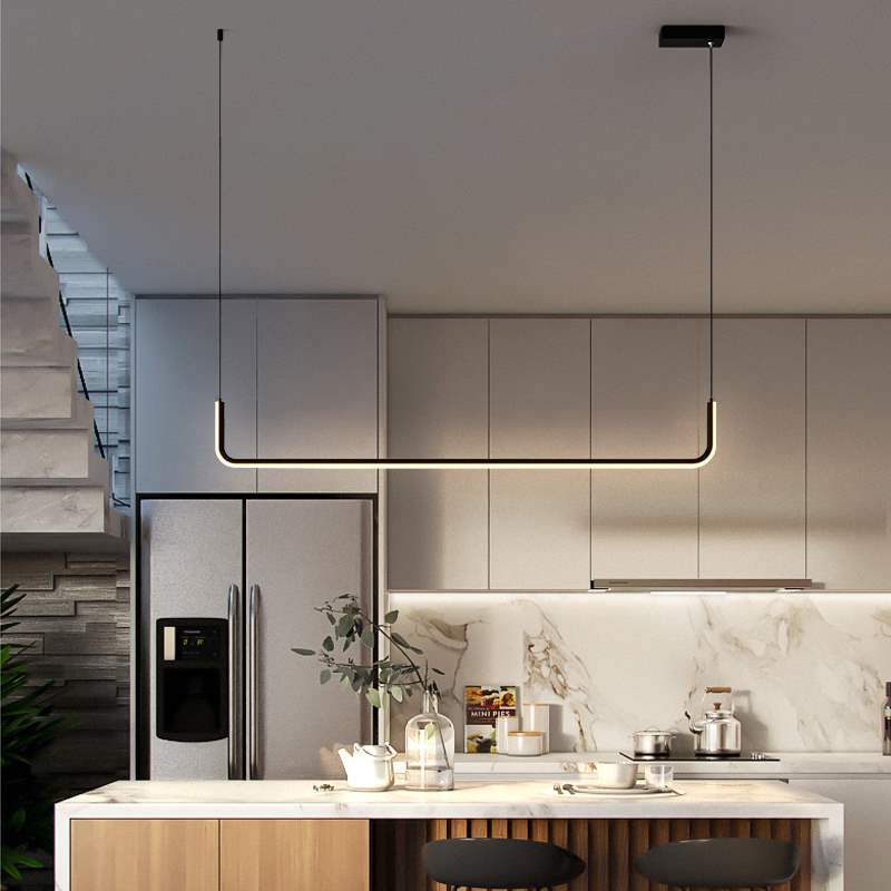 Modern Minimalist Aluminum LED Pendant Light Fixture | Xelvora