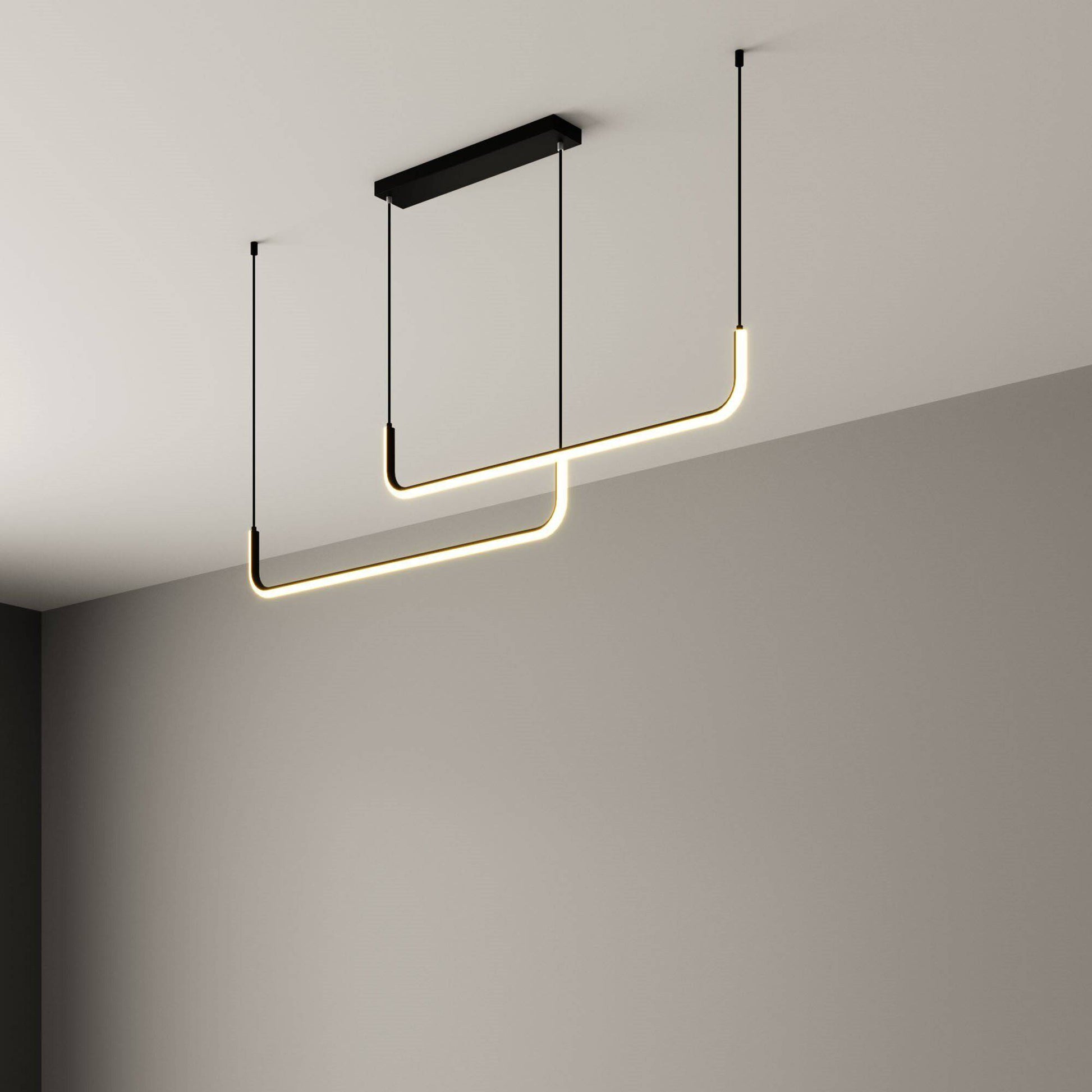 Modern Minimalist Aluminum LED Pendant Light Fixture | Xelvora