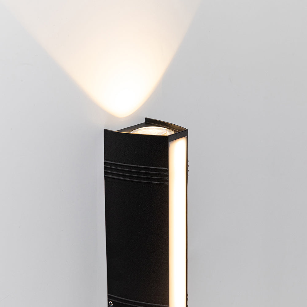 Modern Minimalist LED Tube Outdoor Wall Light | Lamirex