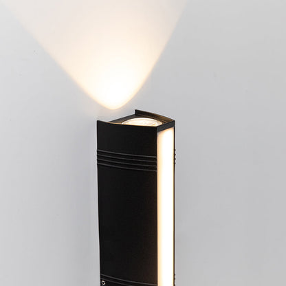 Modern Minimalist LED Tube Outdoor Wall Light | Lamirex