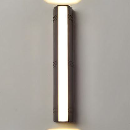 Modern Minimalist LED Tube Outdoor Wall Light | Lamirex