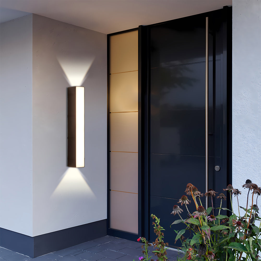 Modern Minimalist LED Tube Outdoor Wall Light | Lamirex