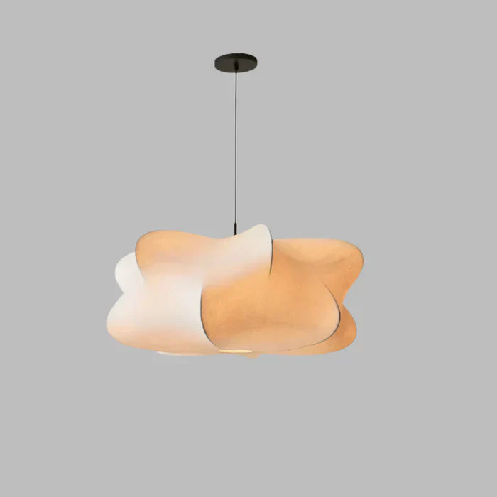 Modern Minimalist Silk Shade Pendant Light Nordic Style | Tavique