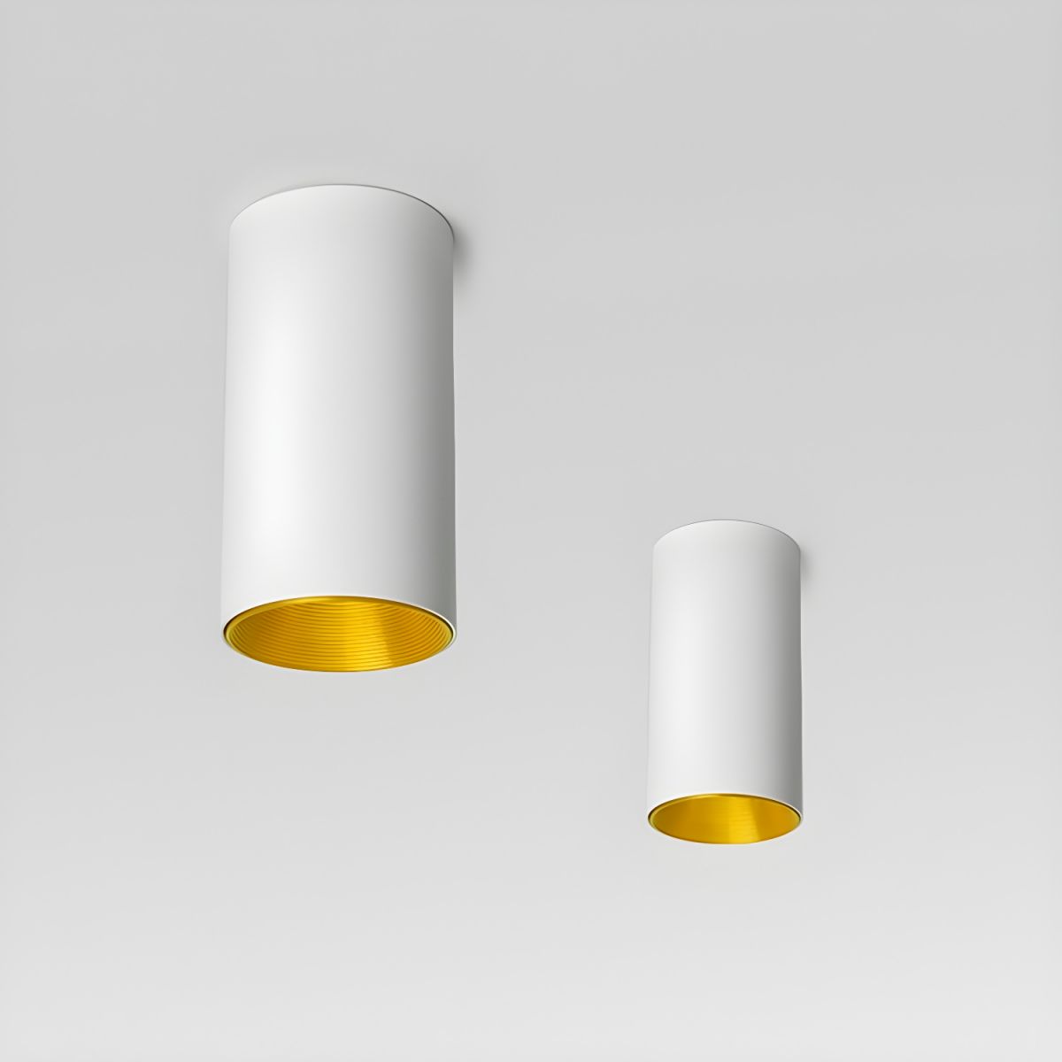 Modern Nordic LED Metal Flush Mount Ceiling Light | Glowden