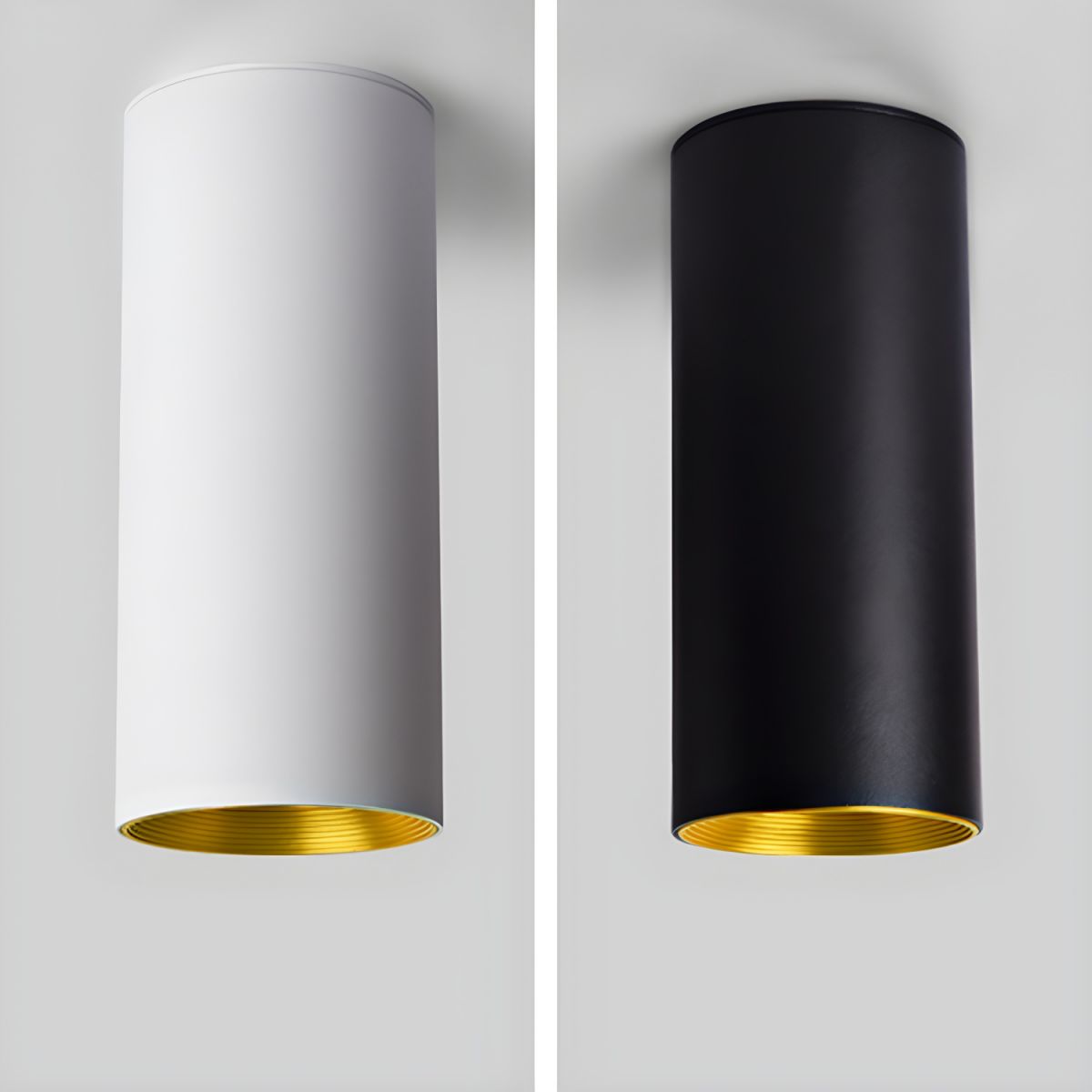 Modern Nordic LED Metal Flush Mount Ceiling Light | Glowden
