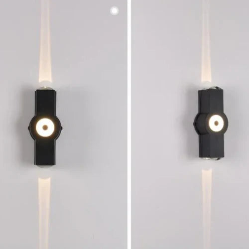 Modern Outdoor LED Cross Projection Wall Light | Beamra