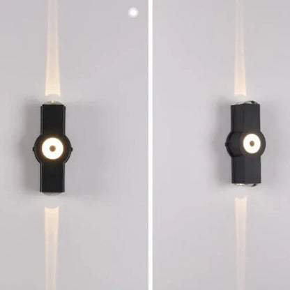 Modern Outdoor LED Cross Projection Wall Light | Beamra