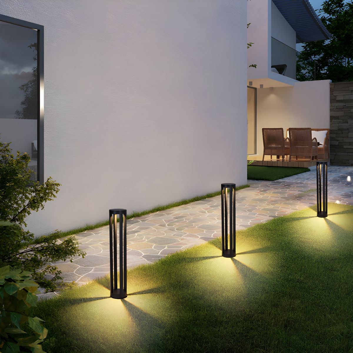 Modern Outdoor LED Lawn Lamp for Garden Landscapes | Gardiva