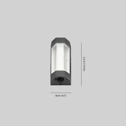 Modern Outdoor Up Down LED Wall Light Fixture | Hovira