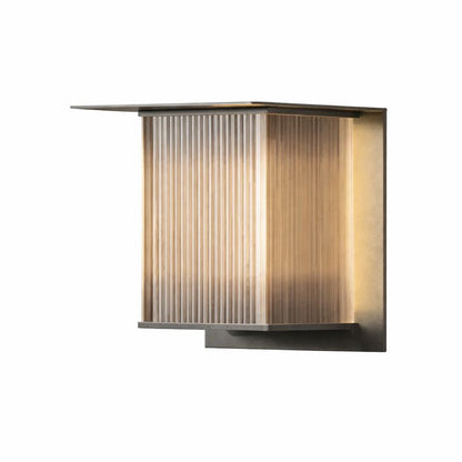 Modern Rectangular Metal Outdoor Exterior Wall Light | Lumaren