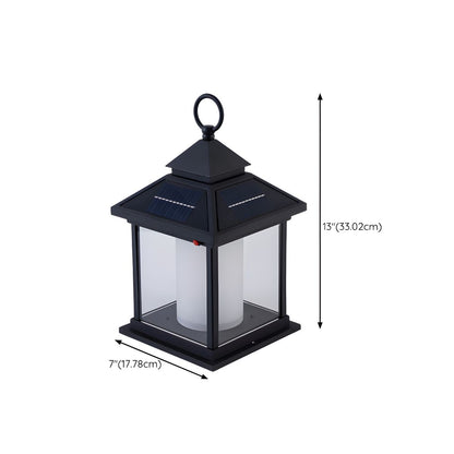 Modern Rectangular Solar Metal Outdoor Light | Solarae