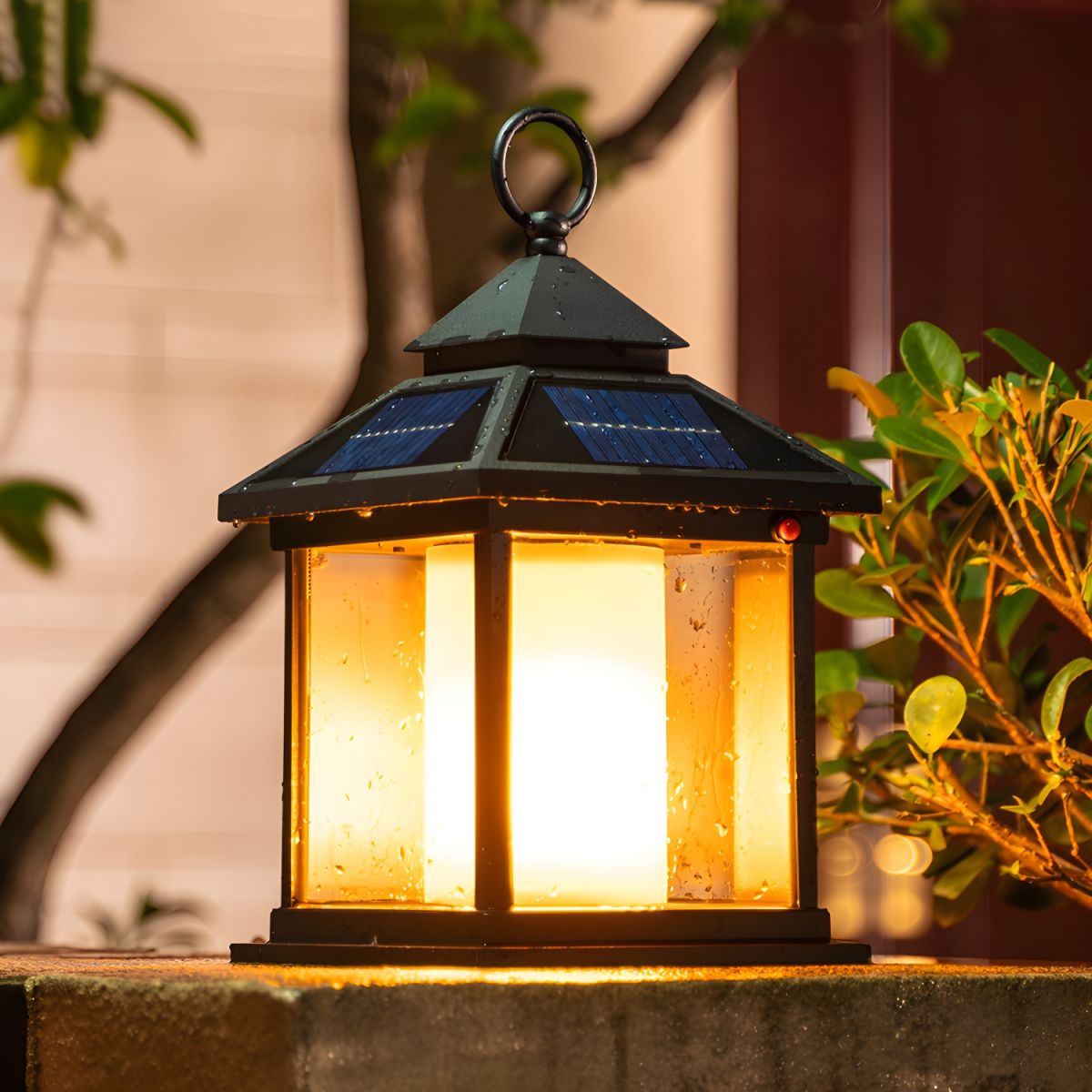 Modern Rectangular Solar Metal Outdoor Light | Solarae