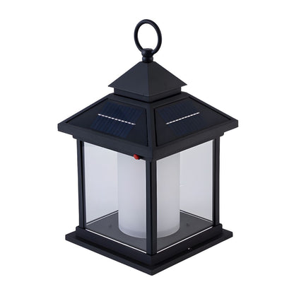 Modern Rectangular Solar Metal Outdoor Light | Solarae