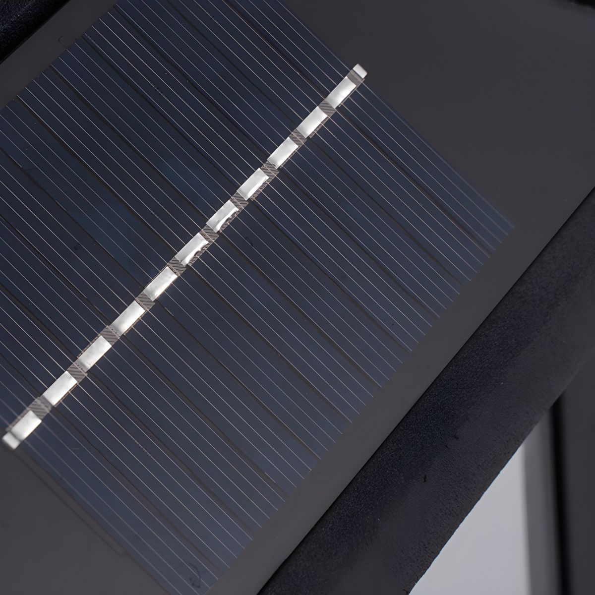 Modern Rectangular Solar Metal Outdoor Light | Solarae