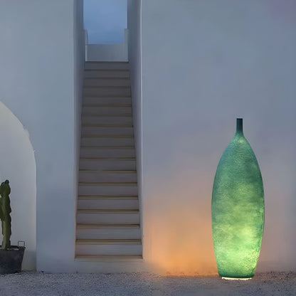 Modern Resin Shade LED Ambient Light Floor Lamp Indoor | Arvessa
