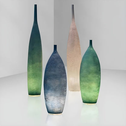 Modern Resin Shade LED Ambient Light Floor Lamp Indoor | Arvessa