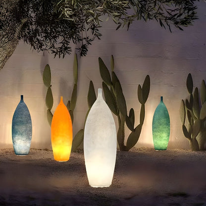 Modern Resin Shade LED Ambient Light Floor Lamp Indoor | Arvessa