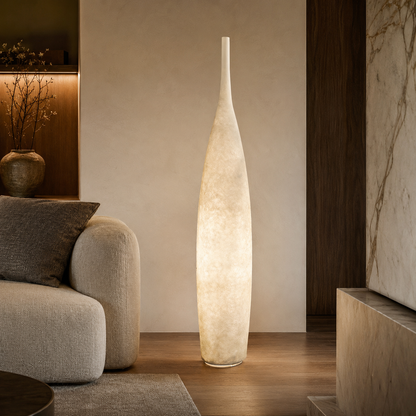 Modern Resin Shade LED Ambient Light Floor Lamp Indoor | Arvessa