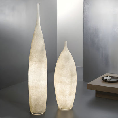 Modern Resin Shade LED Ambient Light Floor Lamp Indoor | Arvessa
