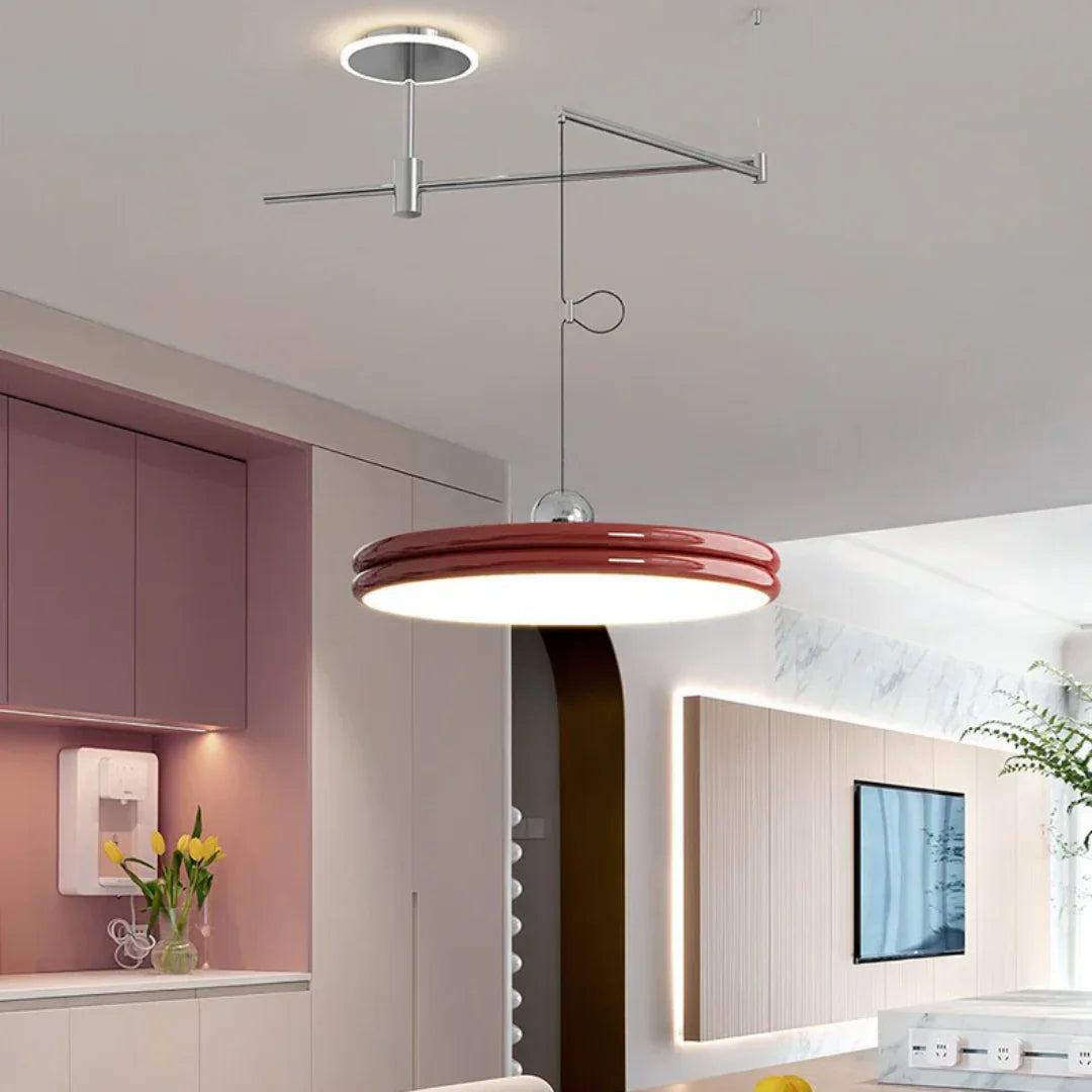 Modern Rotating Pendant Light With Adjustable LED Arms | Virello
