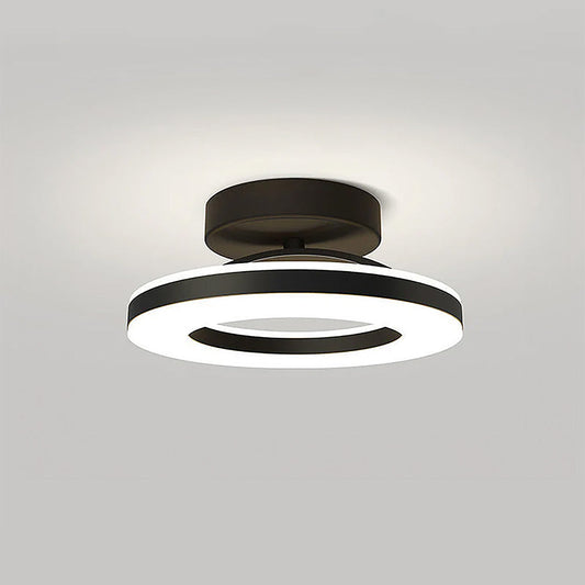 Modern Round Acrylic Ceiling Light for Corridors | Elqora